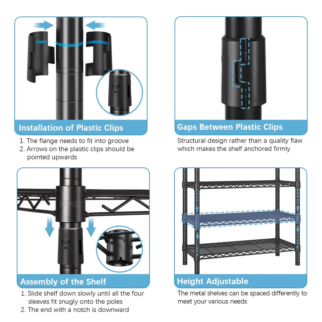 Heavy Duty Black Garment Rack N93389