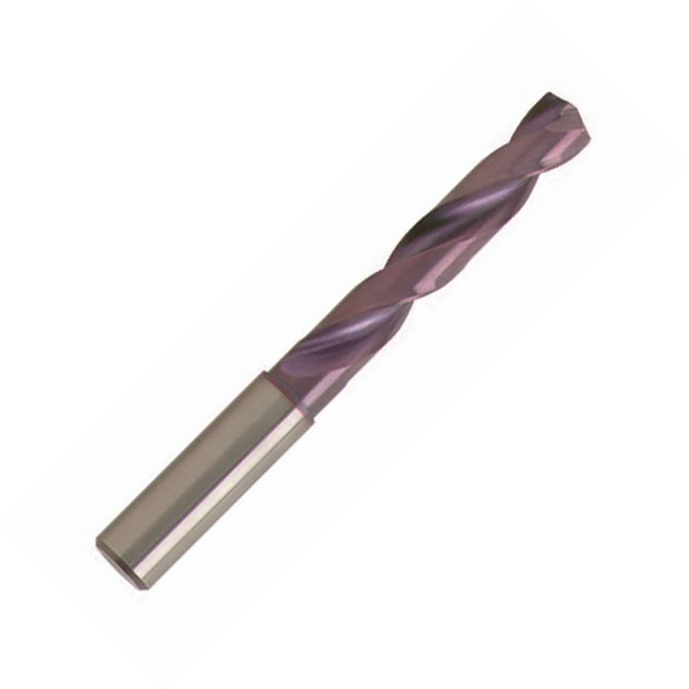 15.4mm Diameter Carbide Coated Drill, Reinforced Straight Shank, 65mm LOC G806
