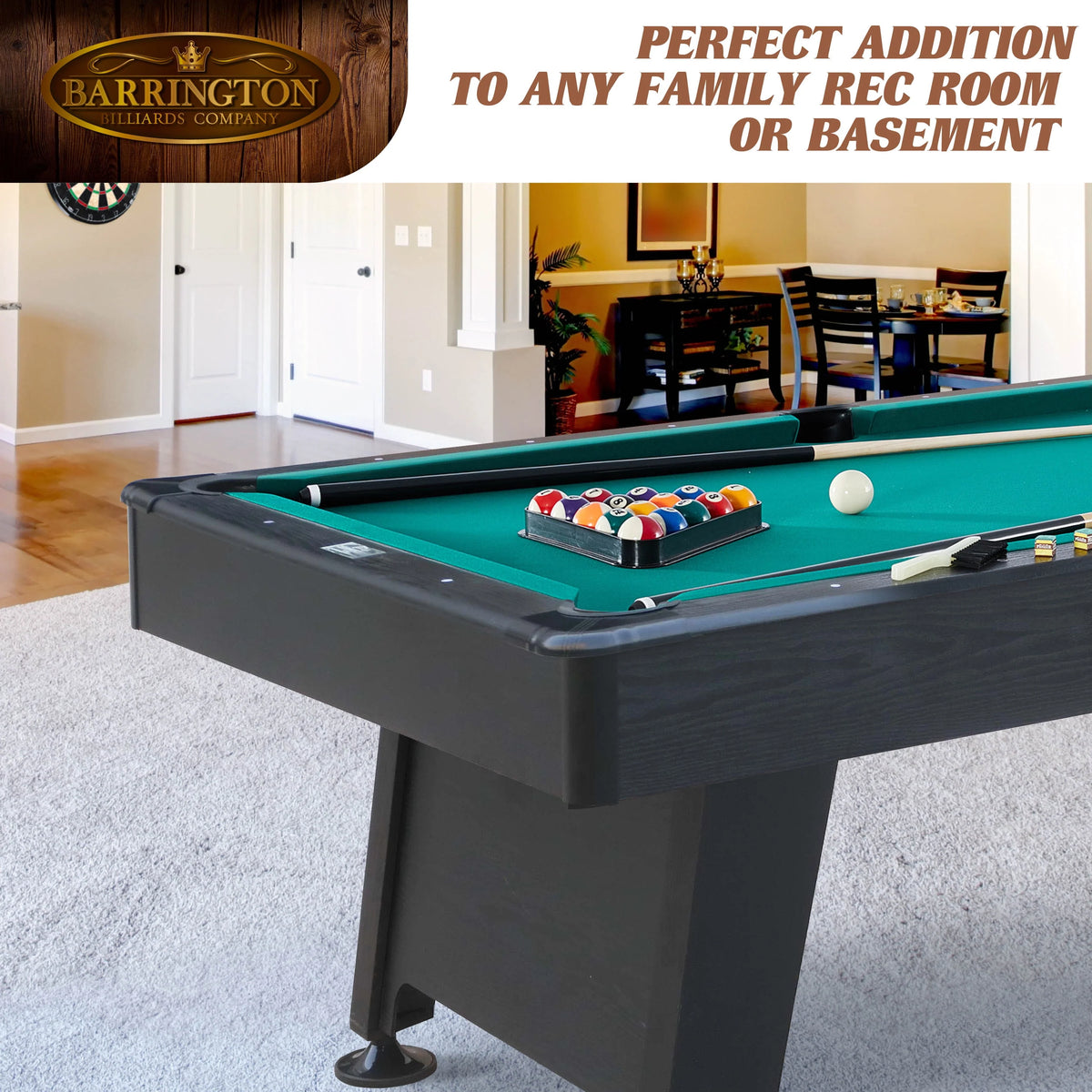 84 Arcade Pool Table with Dartboard Set B620169