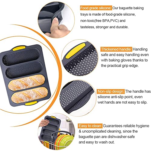 Silicone Loaf Pan with 6 Muffin Cups, Nonstick A120