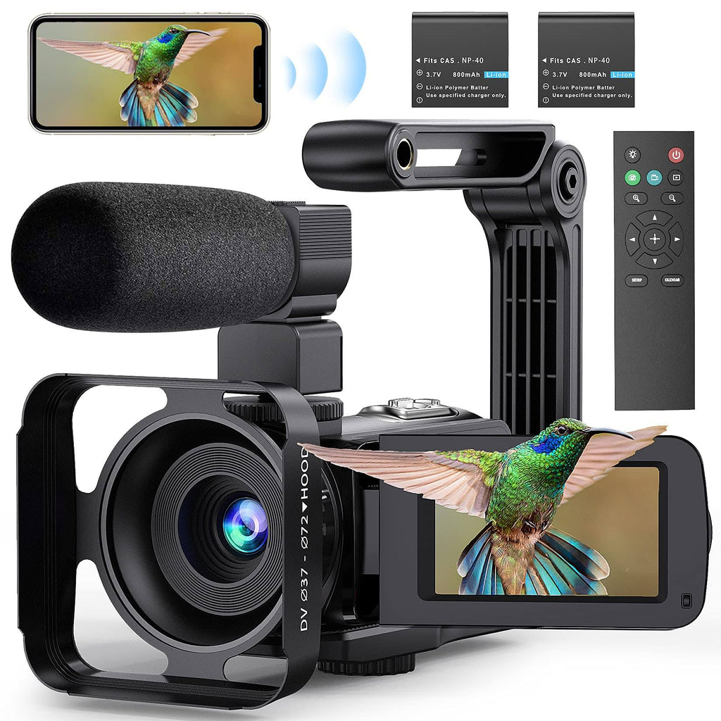WiFi Vlogging Camera 3x22 IPS Touch Screen Night Vision Ultra HD 1080p 30fps 26MP C51082