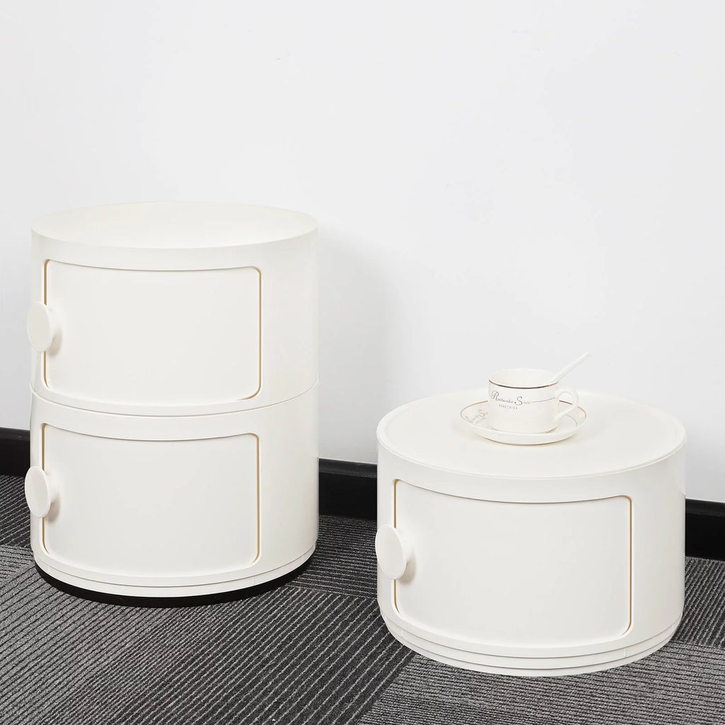 Beige 4 Tier Stackable Storage Organizer O360