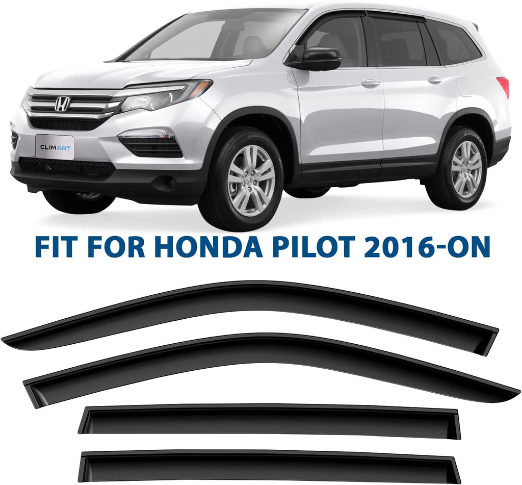 4pcs Rain Guards for Honda Pilot 2016-2022 D90306