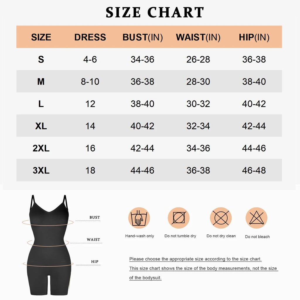 3 Packs Low Back Mid Thigh Bodysuit Shapewear Y1503