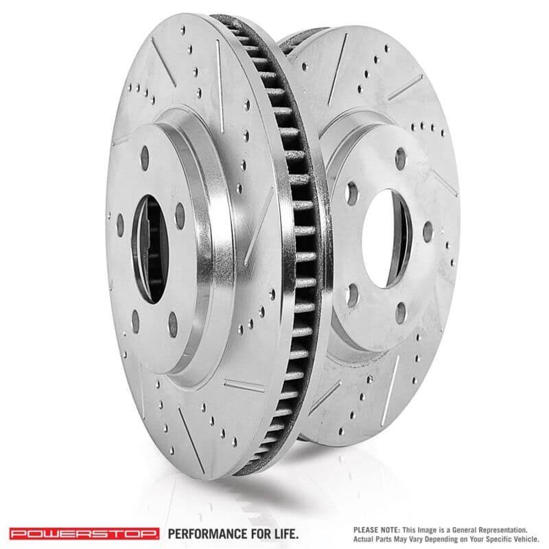 Front Drilled & Slotted Rotors P179316