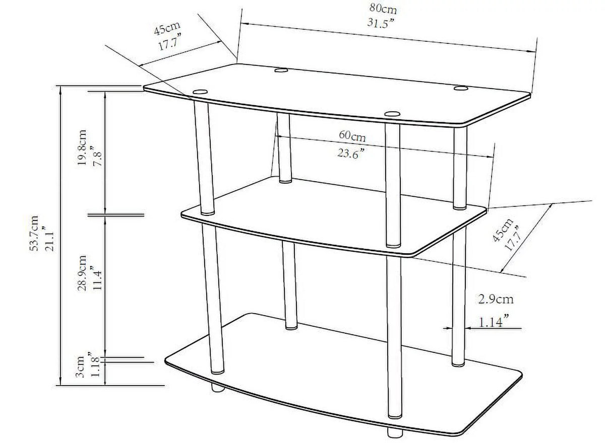 Classic Glass TV Stand K372