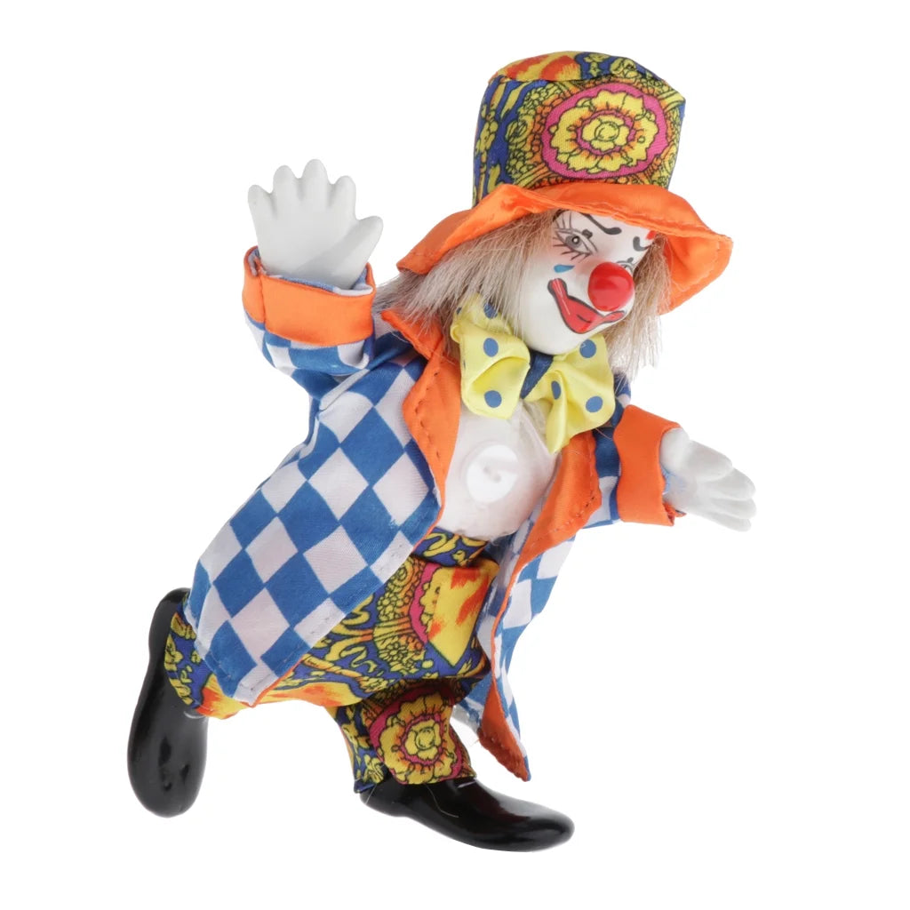 Porcelain Harlequin Doll Collectible M168397
