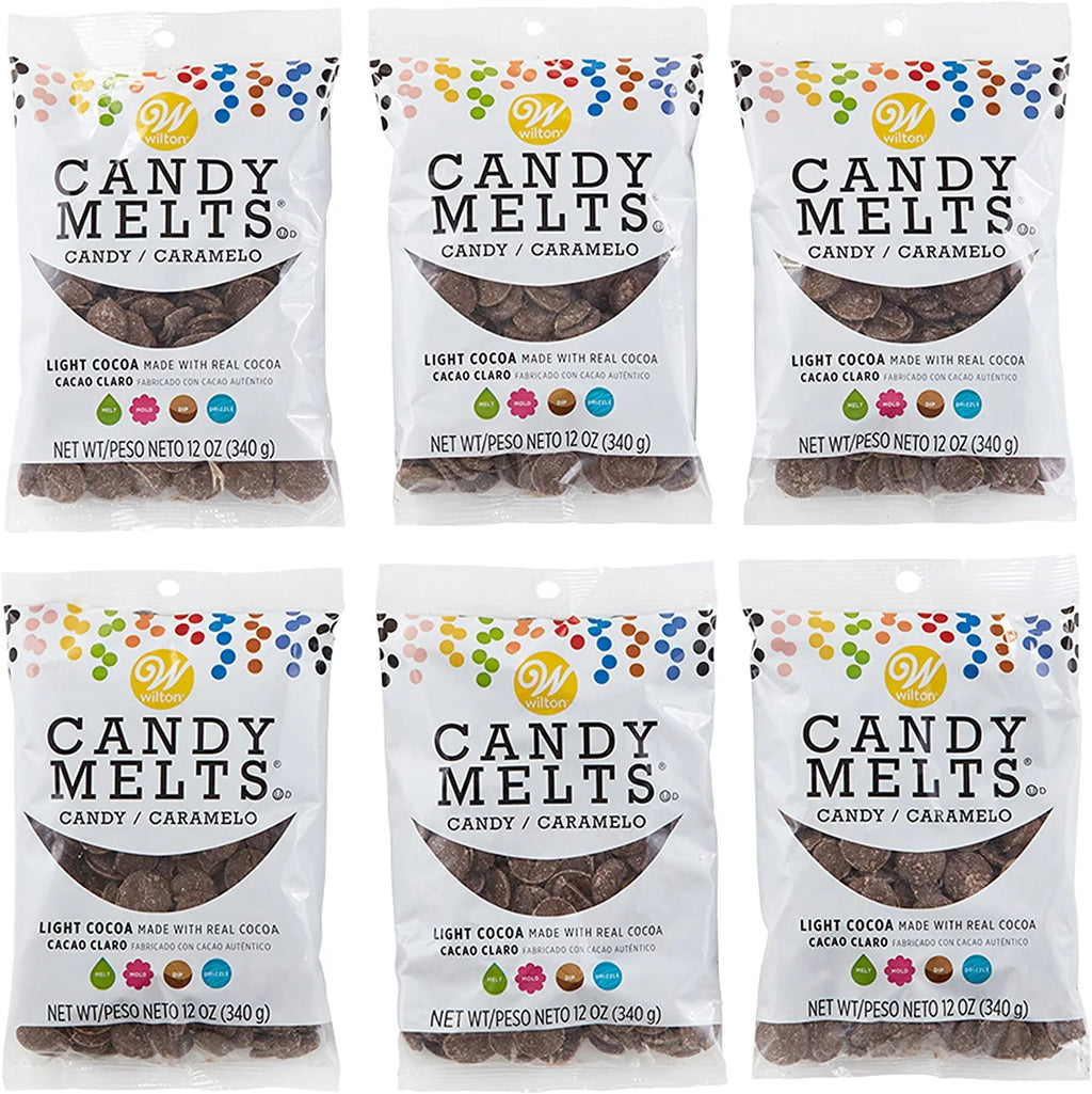 12 oz Light Cocoa Candy Melts, 6-Count K94620
