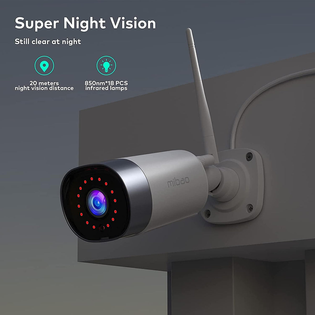 1080P WiFi Outdoor Security Cameras with Night Vision H590