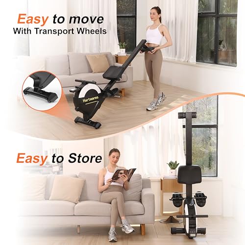 Magnetic Rowing Machine with 16 Levels Quiet Resistance X599757