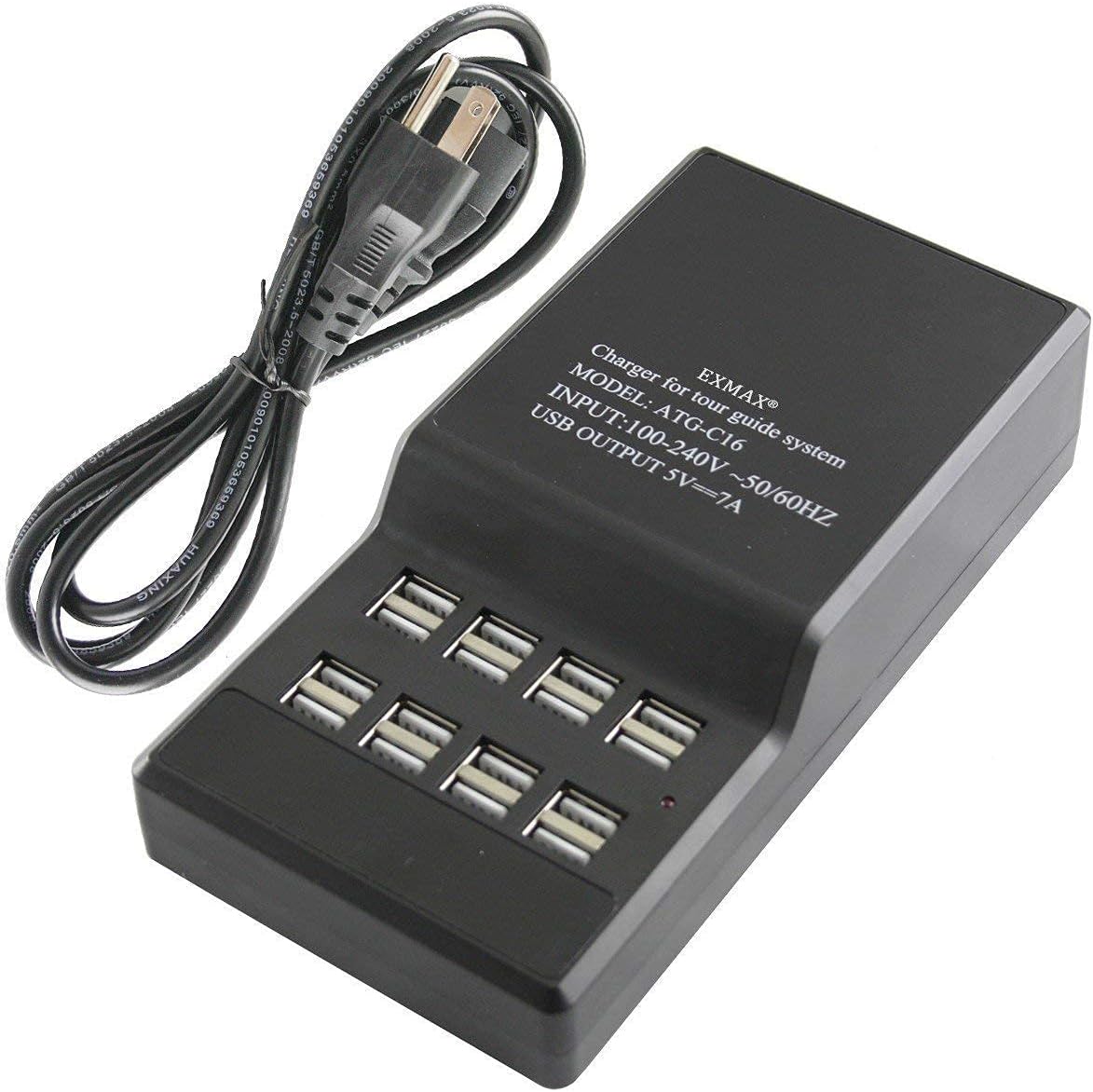 1 Transmitter 15 Receivers Wireless Tour Guide System with Charge Station D47342