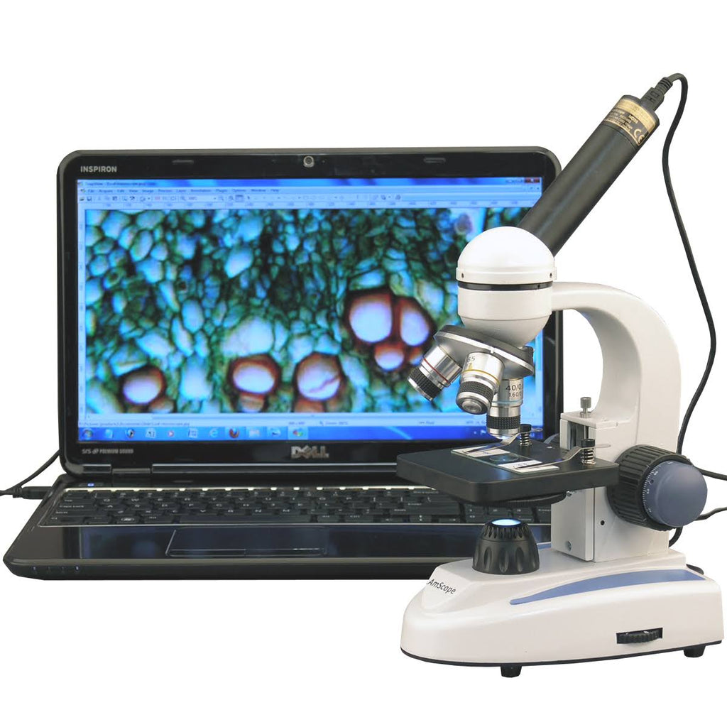 40X-1000X Biology Student Microscope with 5MP Digital Camera K37571