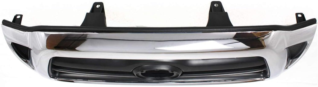 Chrome Shell Black Insert Grille W7911