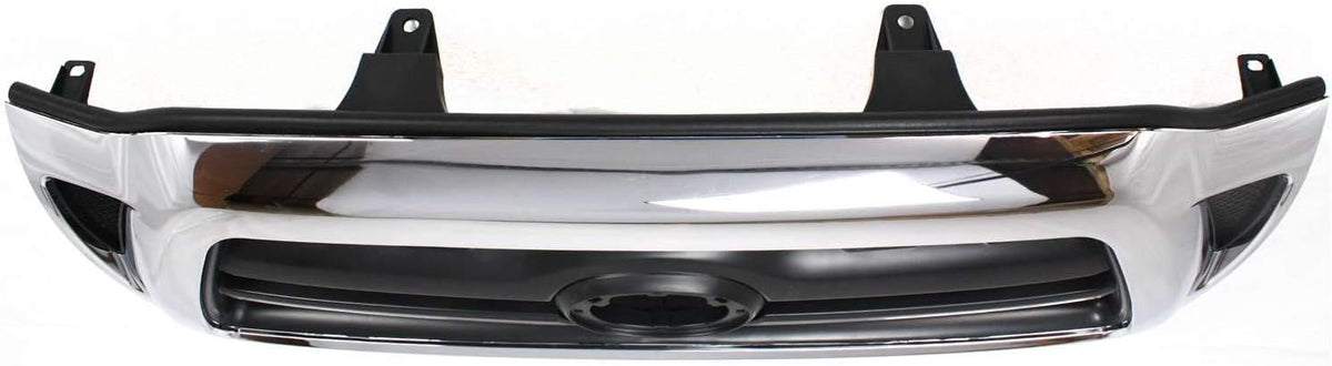 Chrome Shell Black Insert Grille W7911