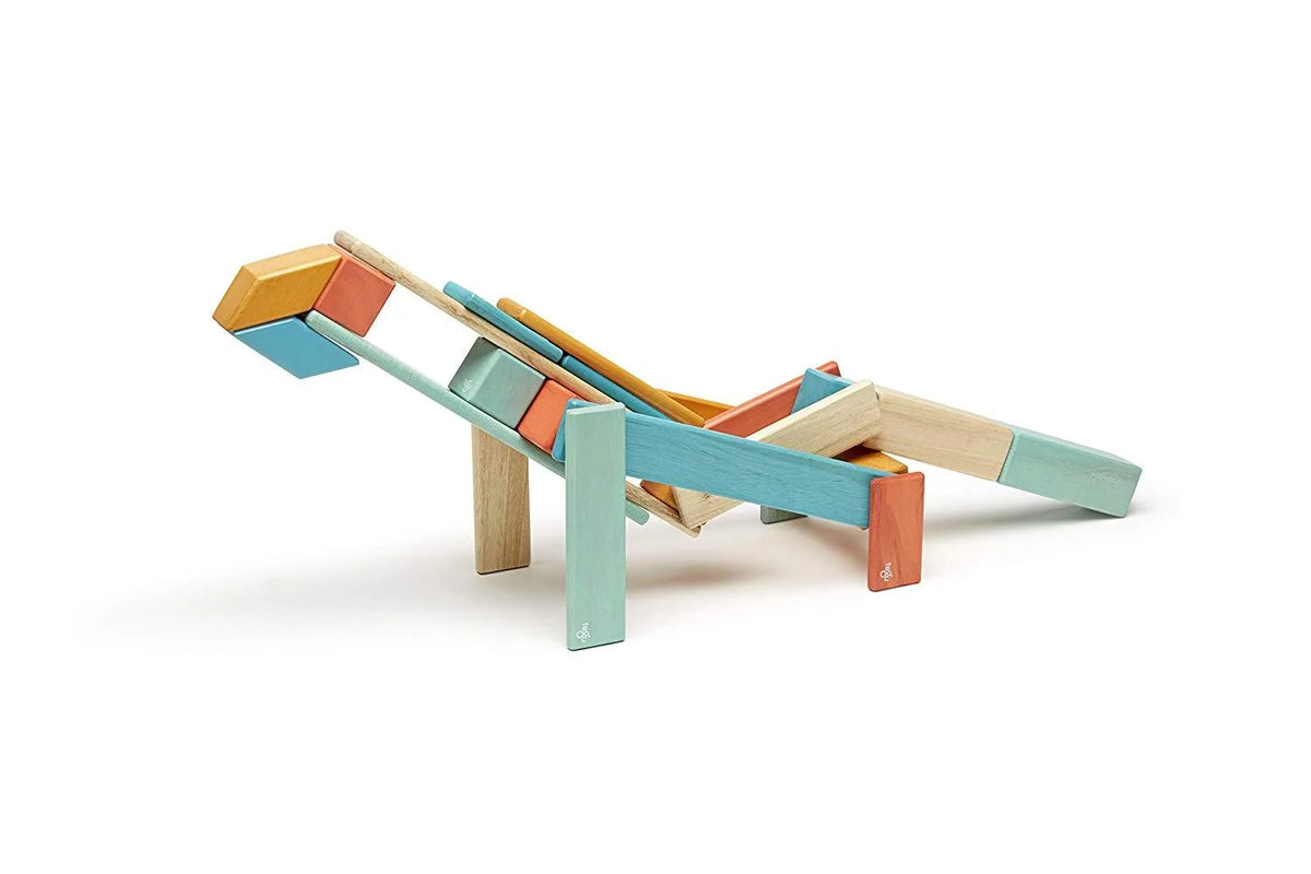 24 Piece Tegu Magnetic Wooden Block Set E86809