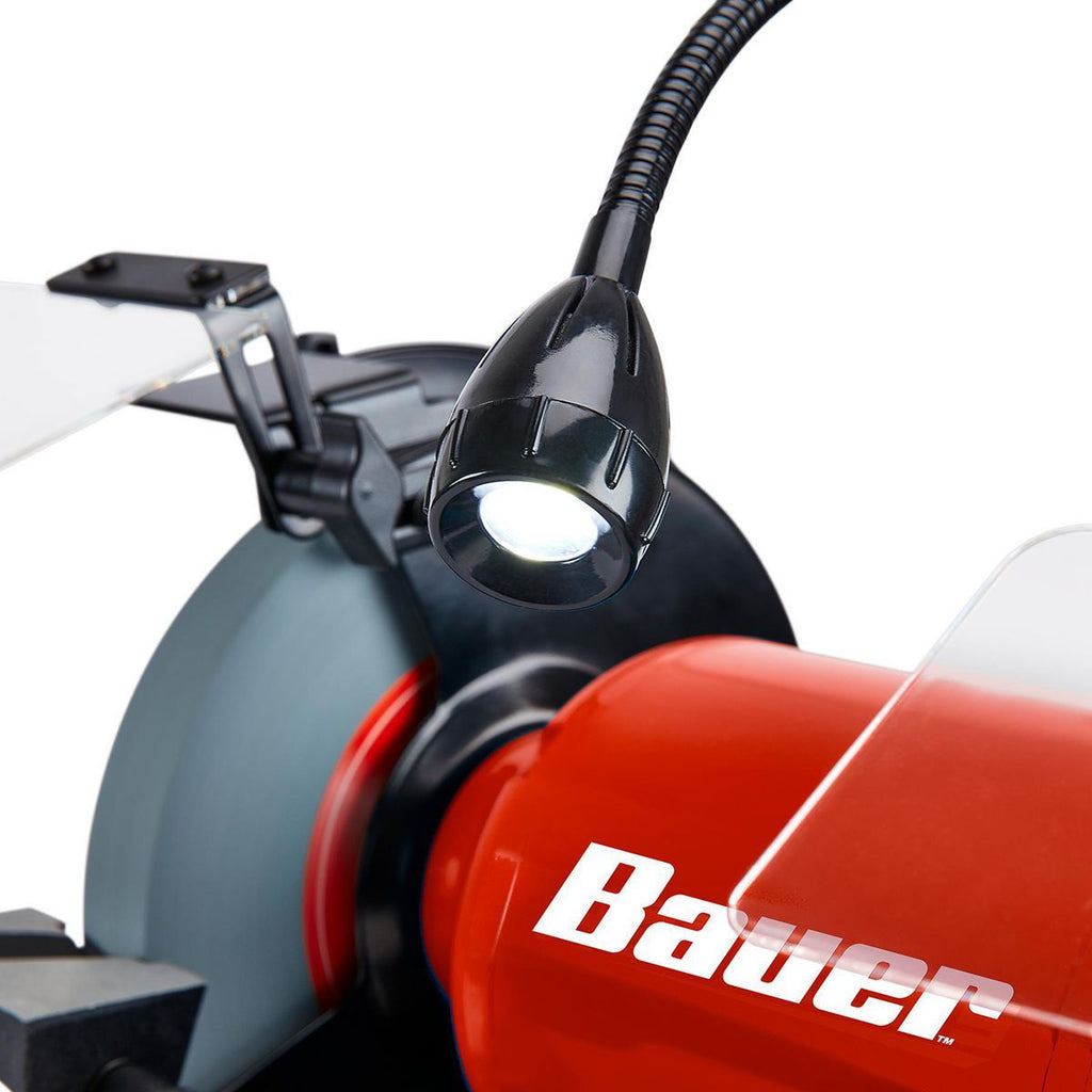 8 in. Variable-Speed Bench Grinder with LED Work Light H78900