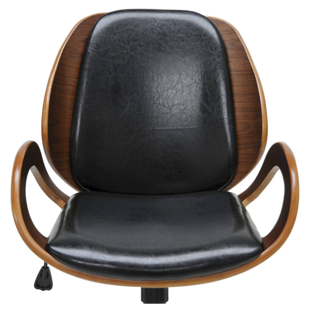 Walnut/Black Modern Office Chair D528
