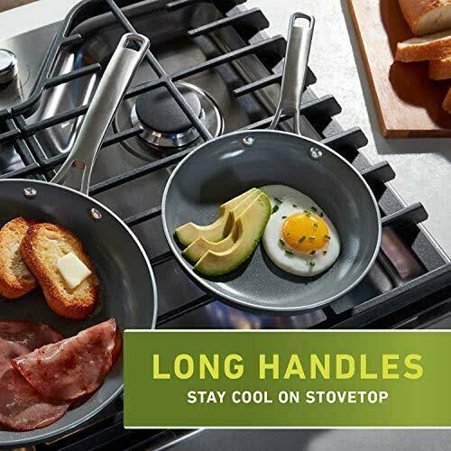 12-Inch Ceramic Fry Pan with Cover Z261850