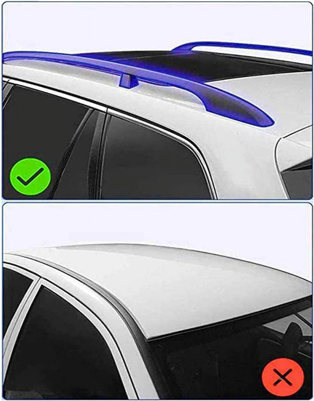 Cross Bars for Toyota Highlander 2007-2013 Roof Rack Rail Top Accessories J8192
