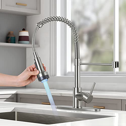 Matte Black Pull Down Sprayer Kitchen Faucet E773