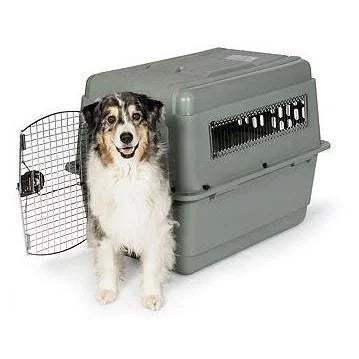 Gray 40" Dog Crate Pet Carrier E30204
