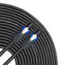 25 ft 12AWG 4 Conductor Speaker Cable Speakon to Speakon Black T711934