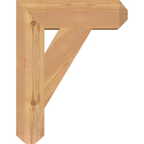 Traditional Craftsman Smooth Bracket, Western Red Cedar B808