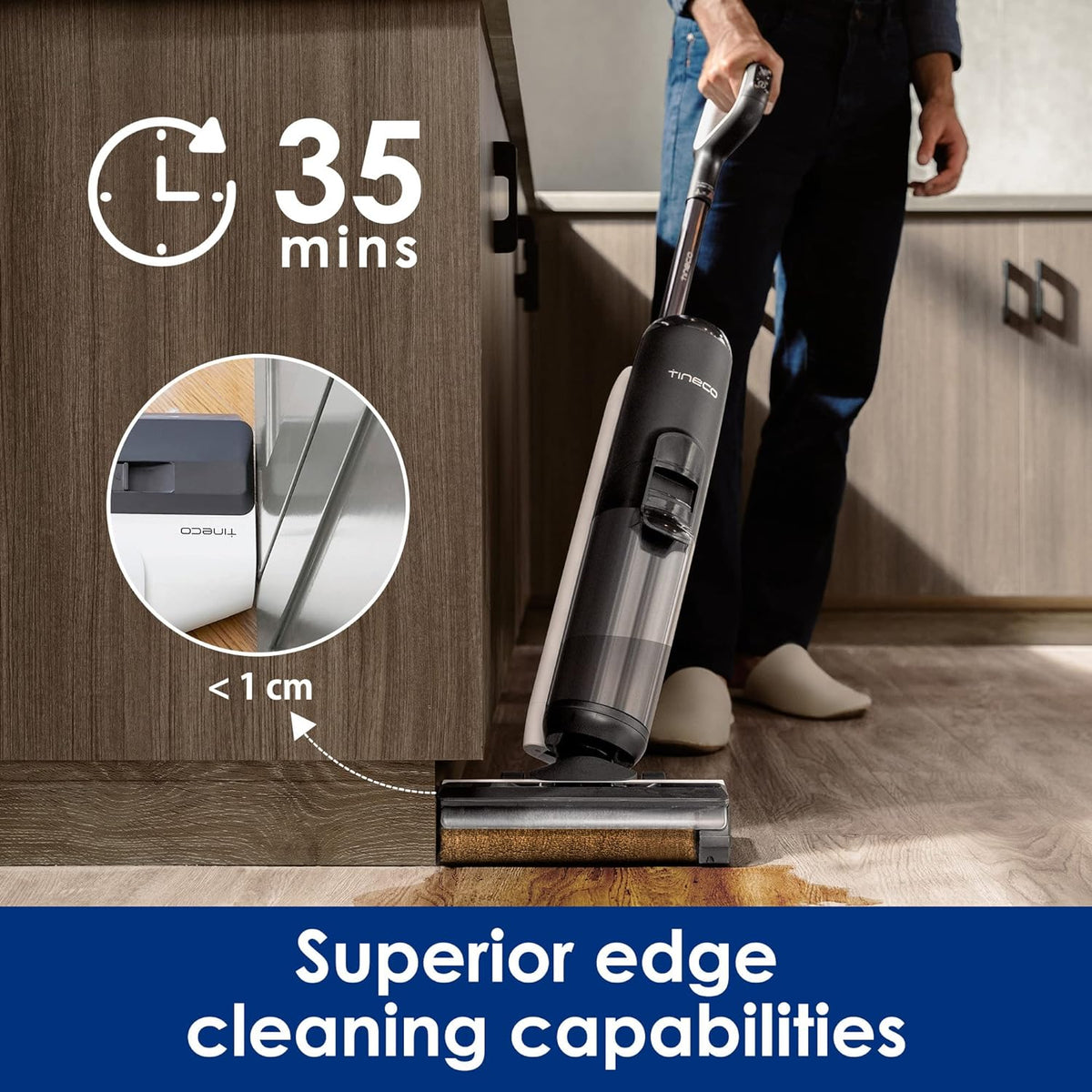 Tineco Floor ONE S5 PRO Smart Cordless Wet Dry Vacuum Cleaner and Mop P646801