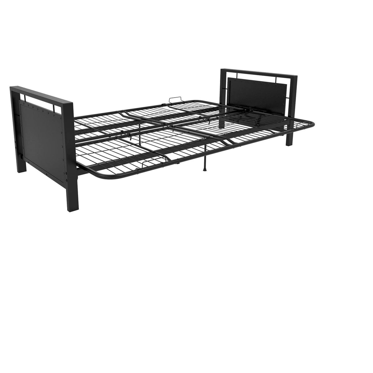 Black Metal Futon Frame T591