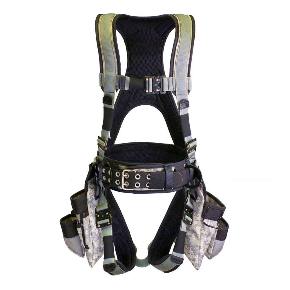 Deluxe Tool Bag Harness - Digital Camo/Green - Medium H80124