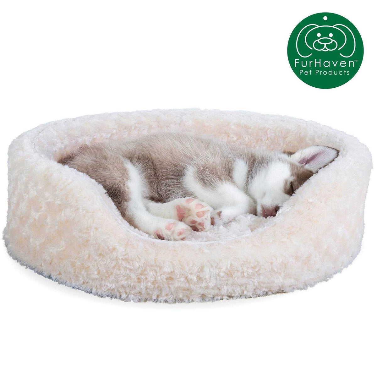 Oval Ultra Plush Pet Bed V923377