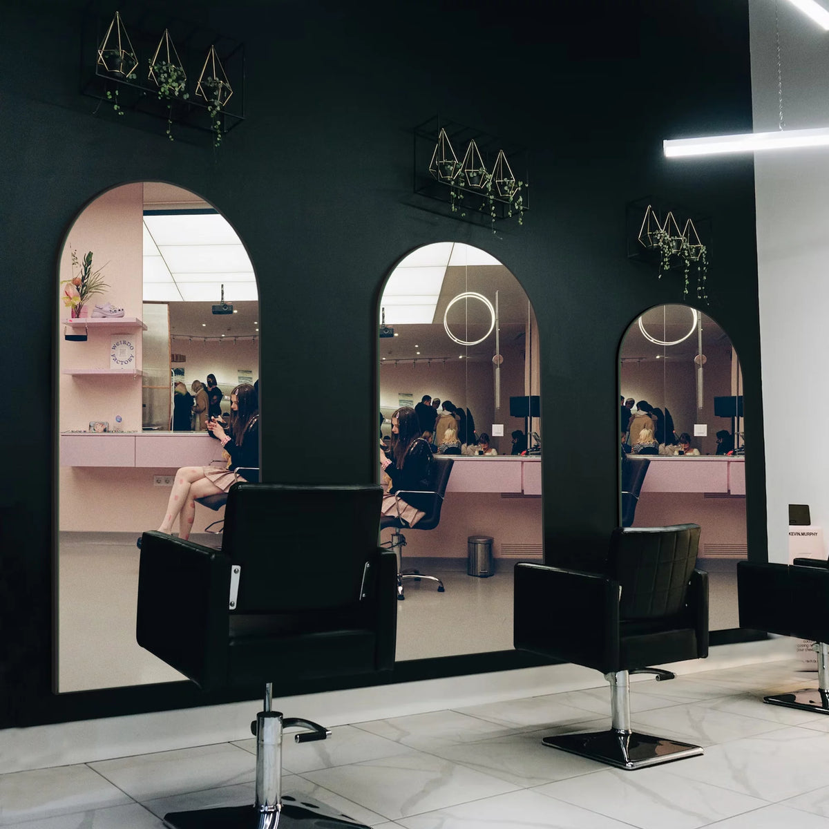 71"×28" Large Full Length Mirror with Stand, Black K38202