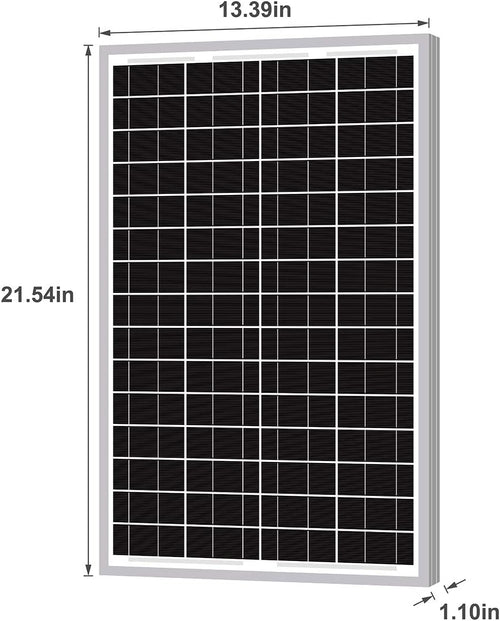 30W Monocrystalline Solar Panel Z312140