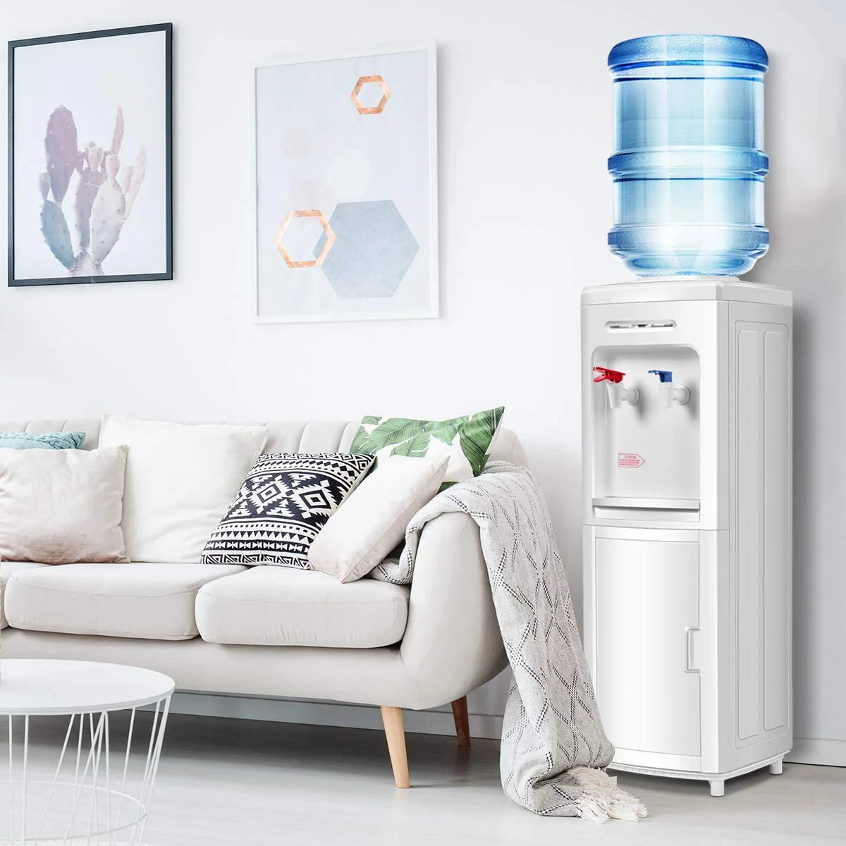 Top Loading Water Cooler Dispenser 5 Gallon White I553339