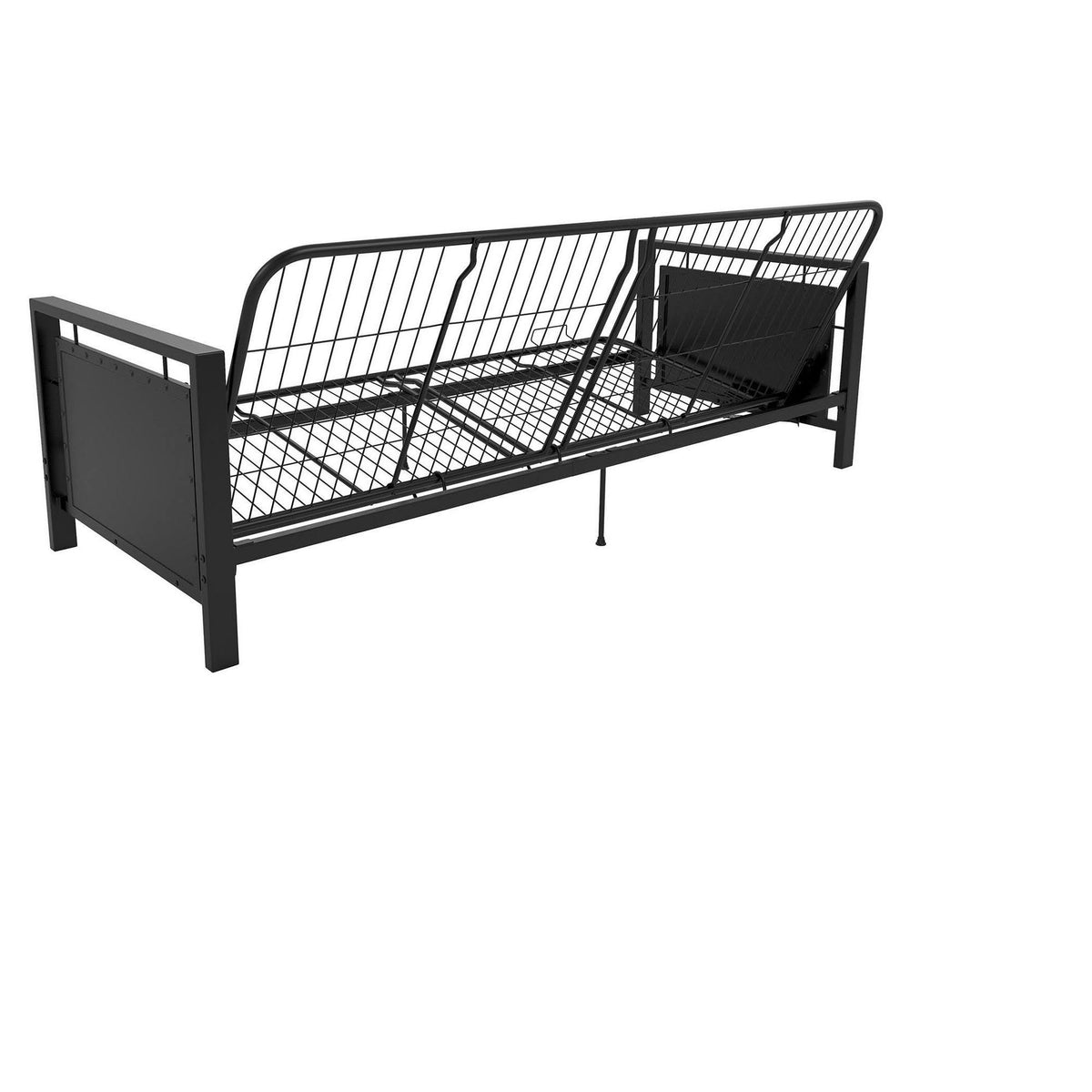 Black Metal Futon Frame T591