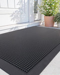 Heavy Duty Non-Slip Rubber Entry Mat, 24x36, Black U926848