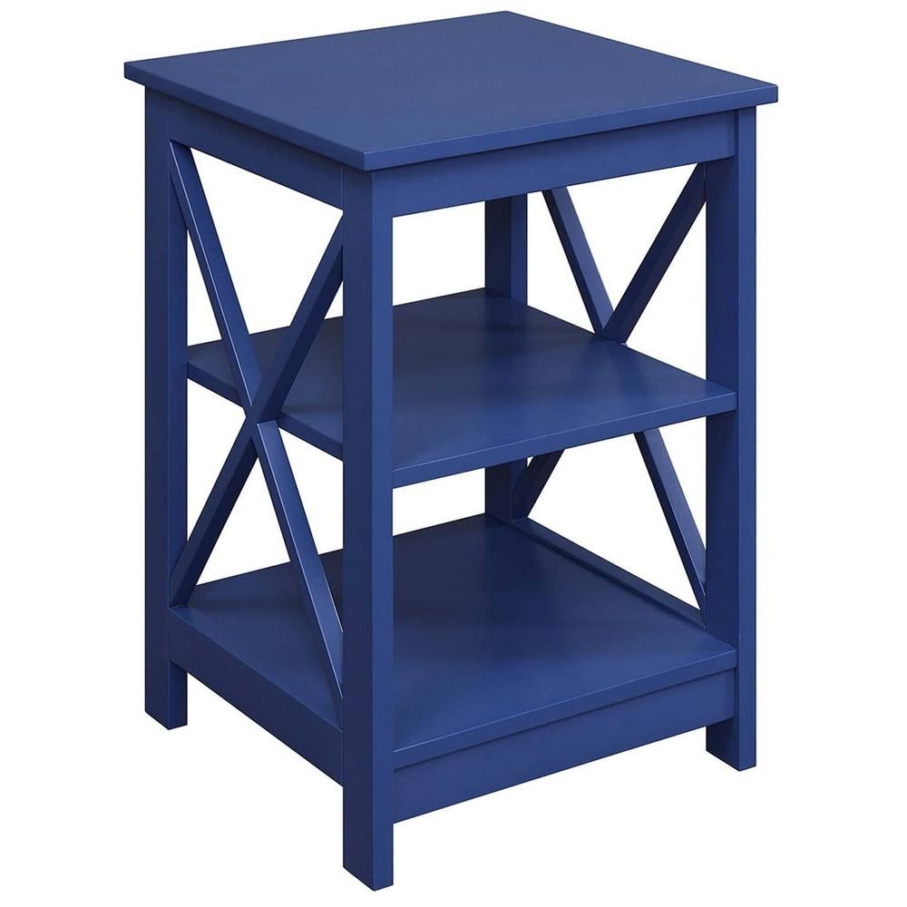 Cobalt Blue X-Base End Table S22281