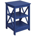 Cobalt Blue X-Base End Table S22281