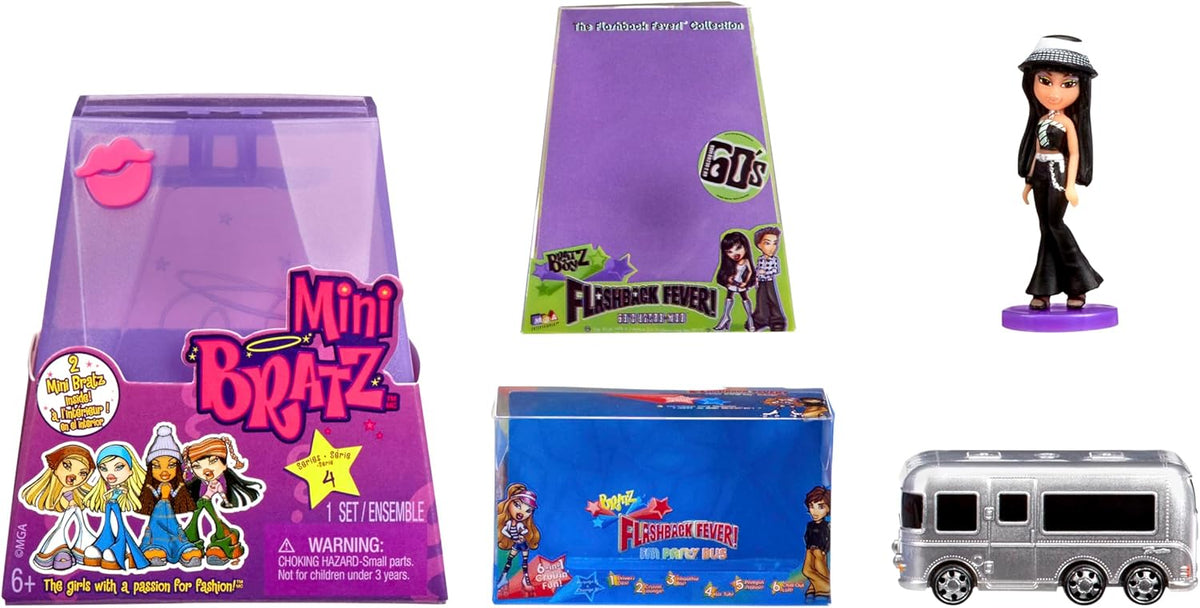 Mini Series 4 Collectible Figures, 2 Mini Dolls per Blind Pack V470505