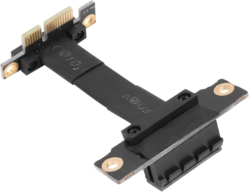 PCIE X1 Riser Cable Dual 90 Degree Right Angle 8Gbps 5cm Pack of 2 T877
