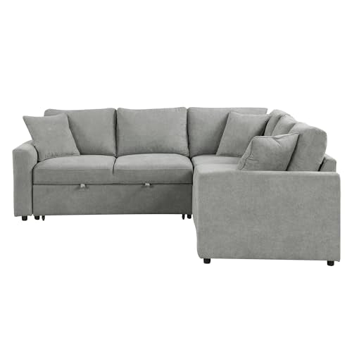 Corduroy U Shaped Convertible Sectional Sofa with Storage B9725