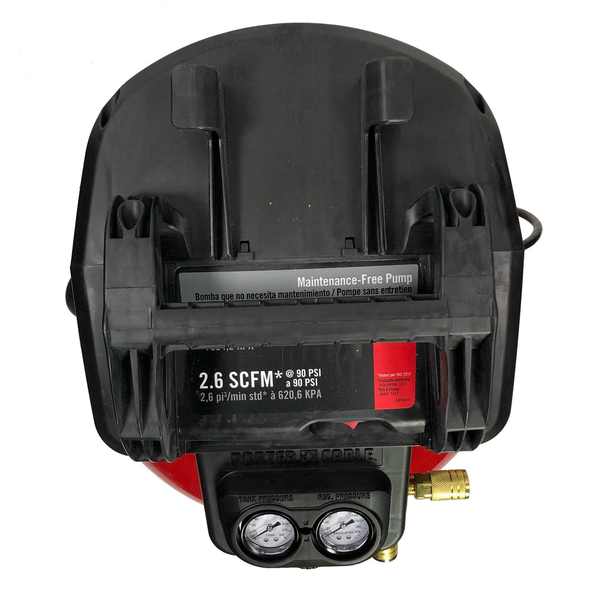 Oil-Free Pancake Air Compressor, 0.8 HP, 6 gal W162