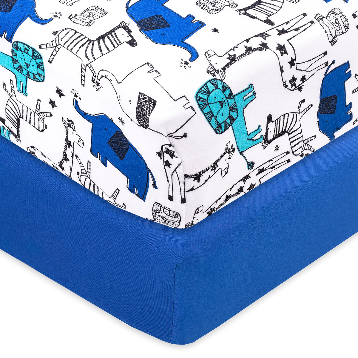 3 Pc Organic Cotton Crib Bedding Set I684909
