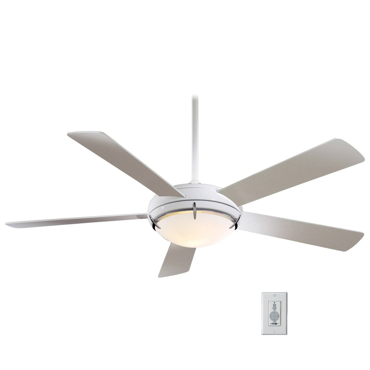 54 inch White Ceiling Fan F150504