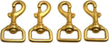 Solid Brass Swivel Eye Lobster Clasp Bolt Snap Hook Y4054