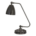 Black Nickel Metal Desk Lamp with Iron Shade W35797