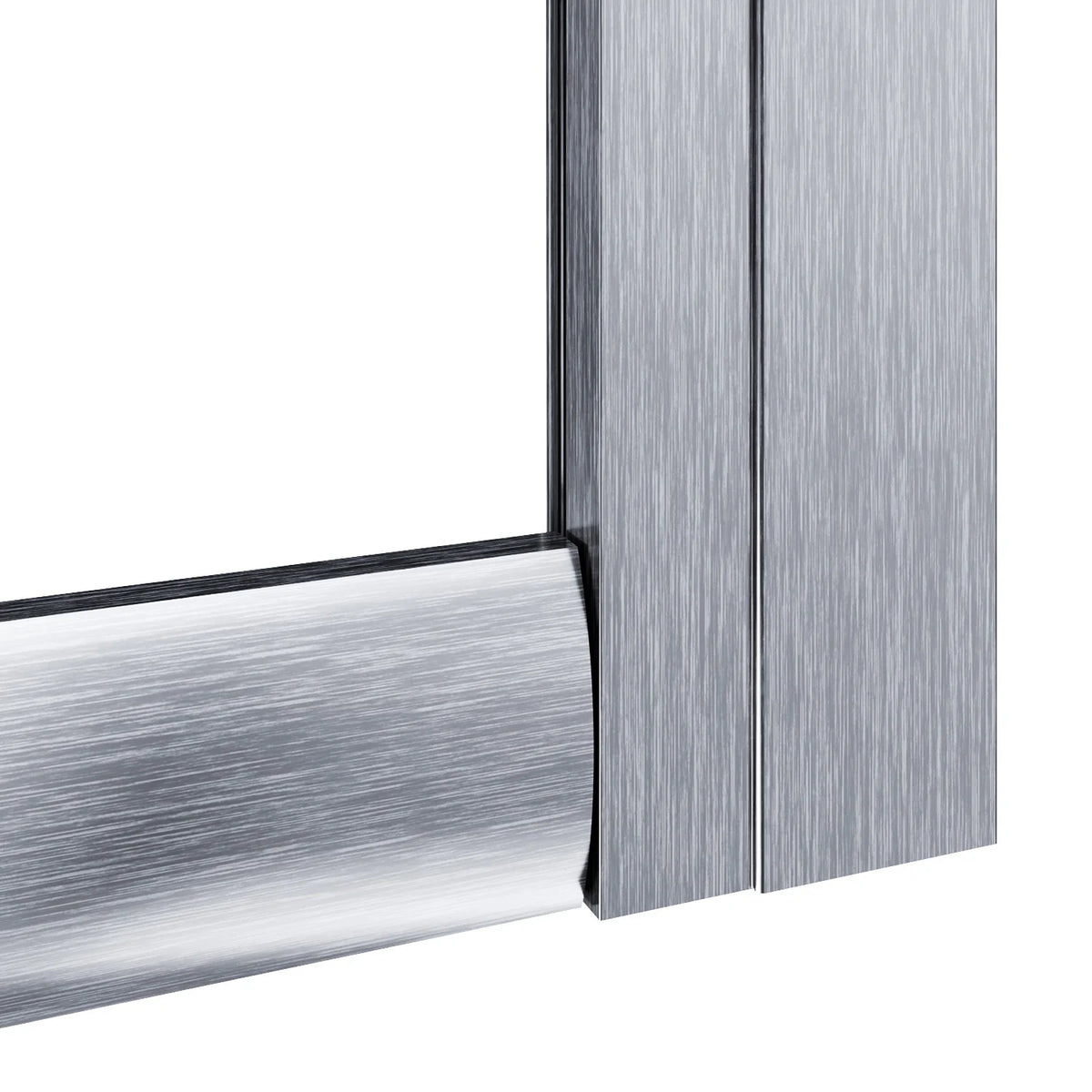 36 x 36 x 72 Corner Sliding Shower Enclosure Door Black Brushed Nickel D969