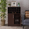 Faux Wood Wine Cabinet O413