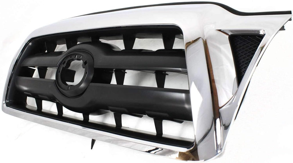 Chrome Shell Black Insert Grille W7911