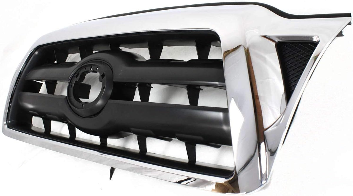 Chrome Shell Black Insert Grille W7911